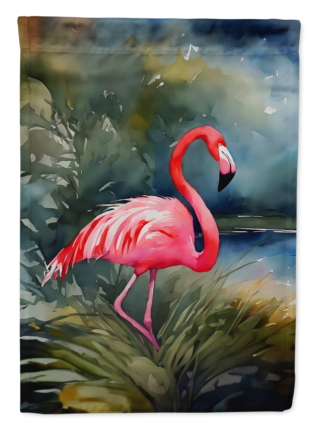 Buy this Flamingo Garden Flag