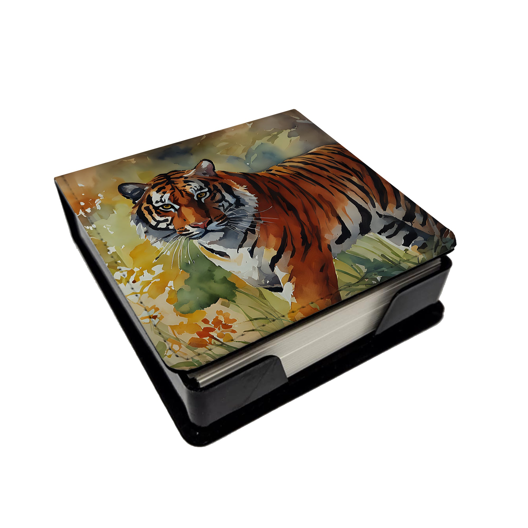 Buy this Bengal Tiger PU Leather Note Paper Holder