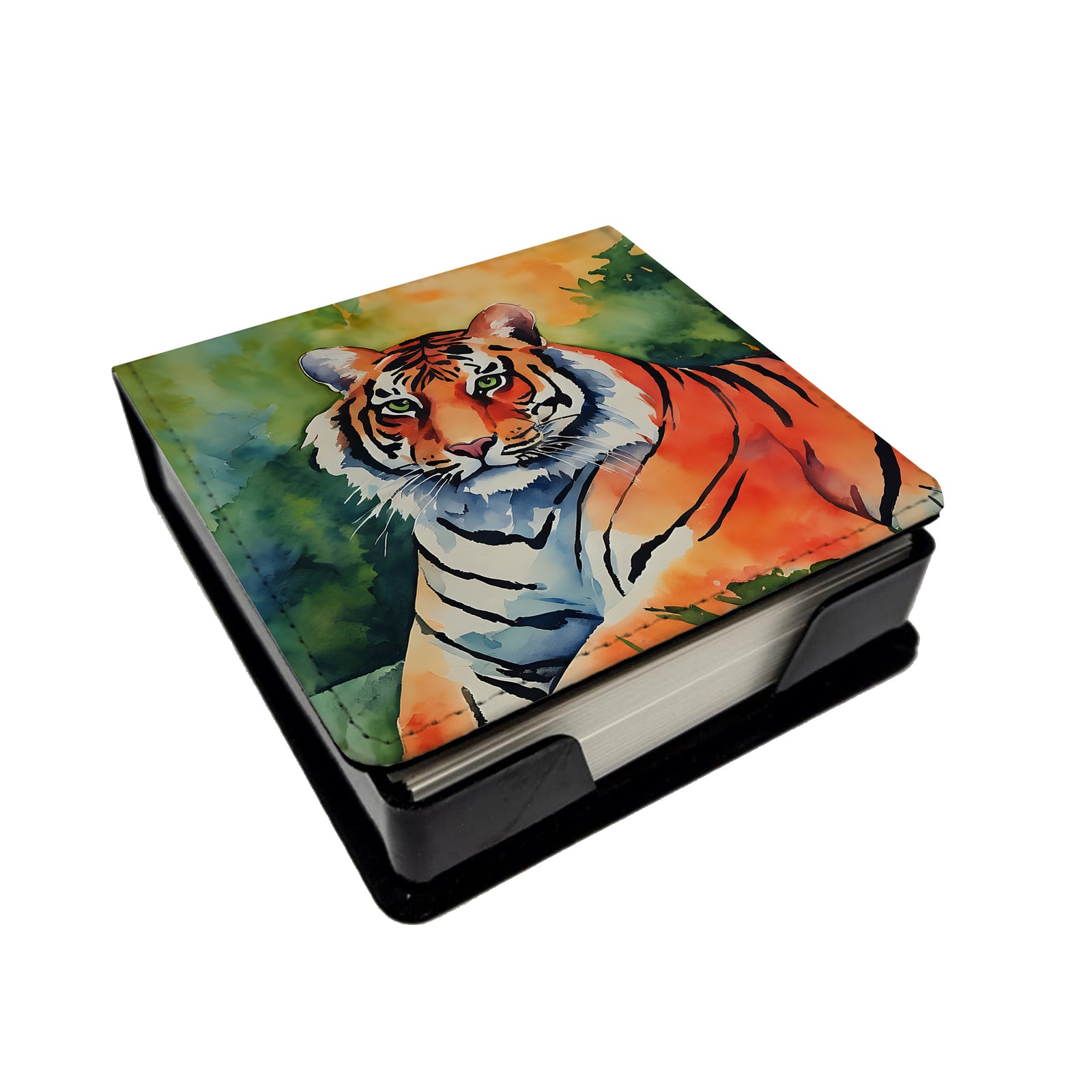 Buy this Bengal Tiger PU Leather Note Paper Holder