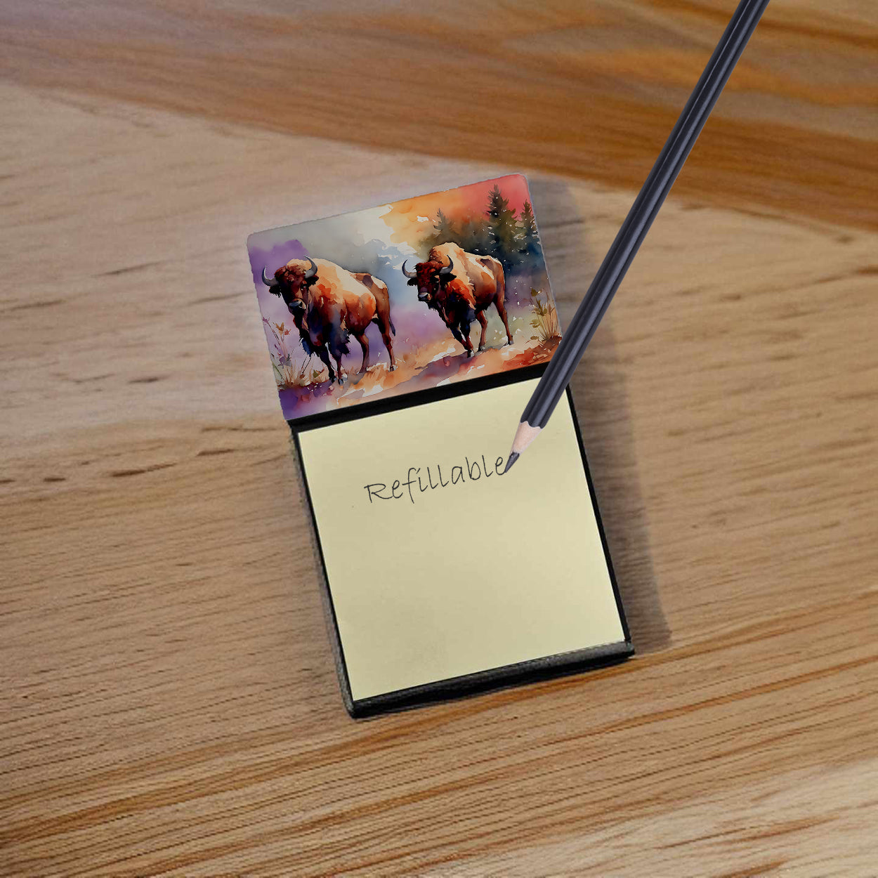 Buffalo Sticky Note Holder