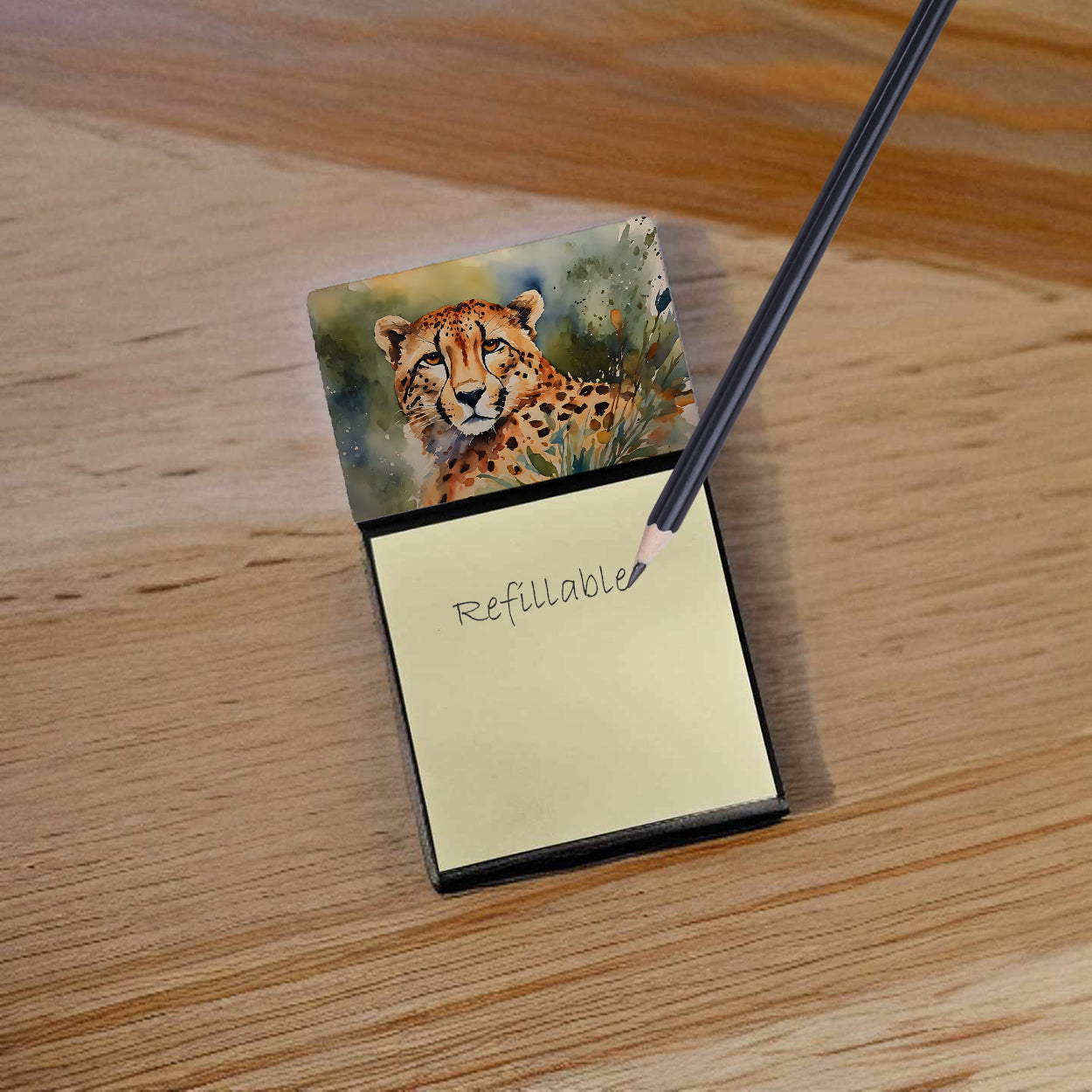 Buy this Cheetah Sticky Note Holder