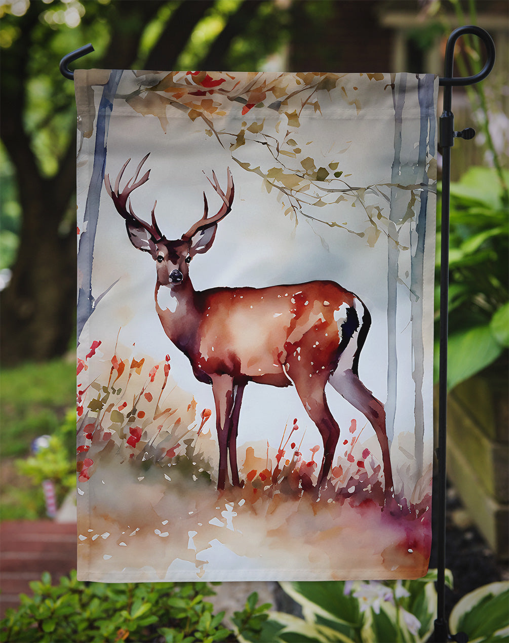 Deer Garden Flag