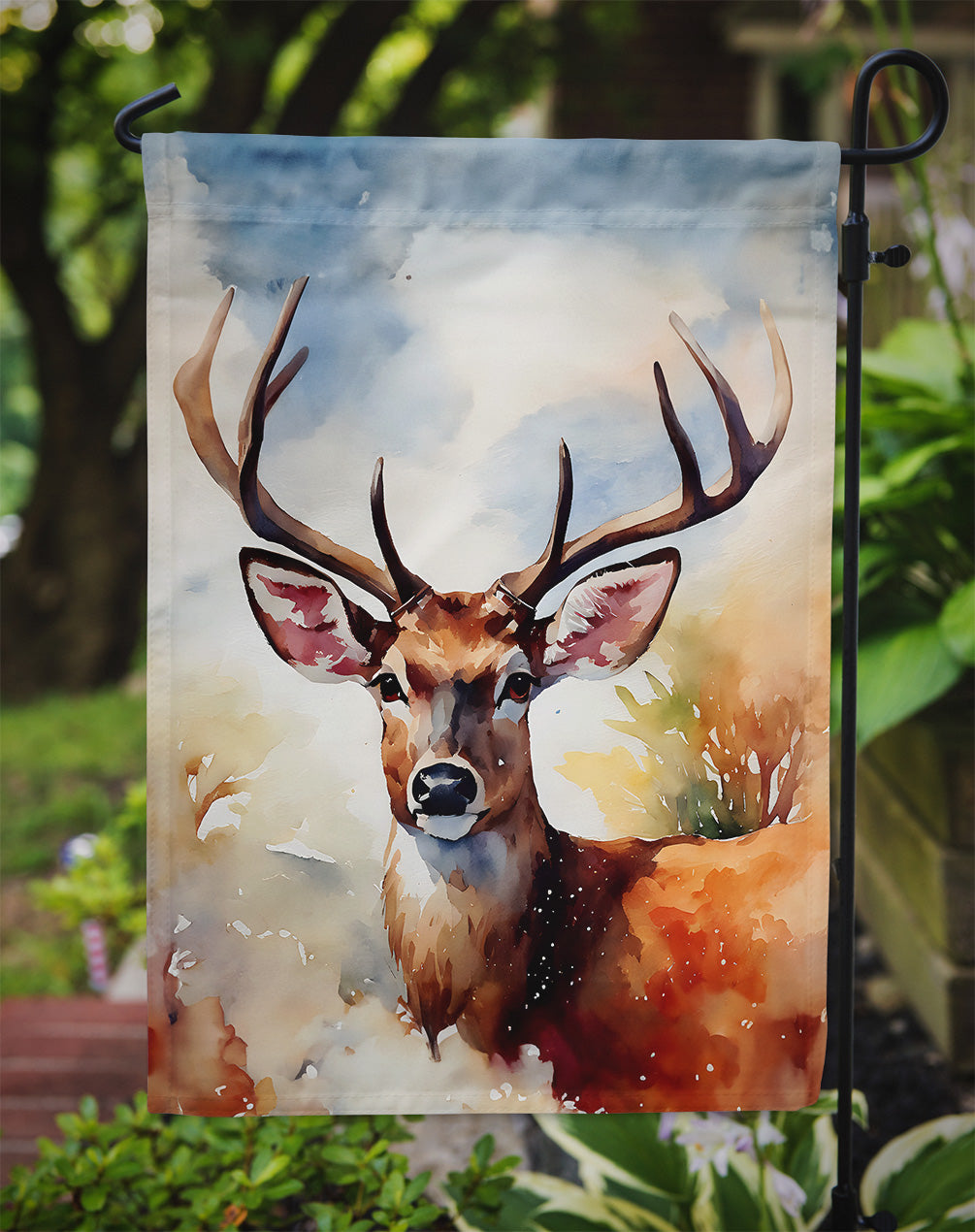 Deer Garden Flag