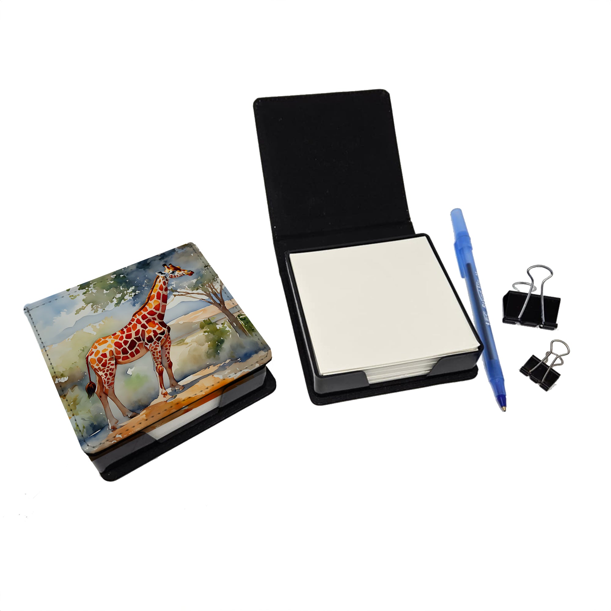 Buy this Giraffe PU Leather Note Paper Holder