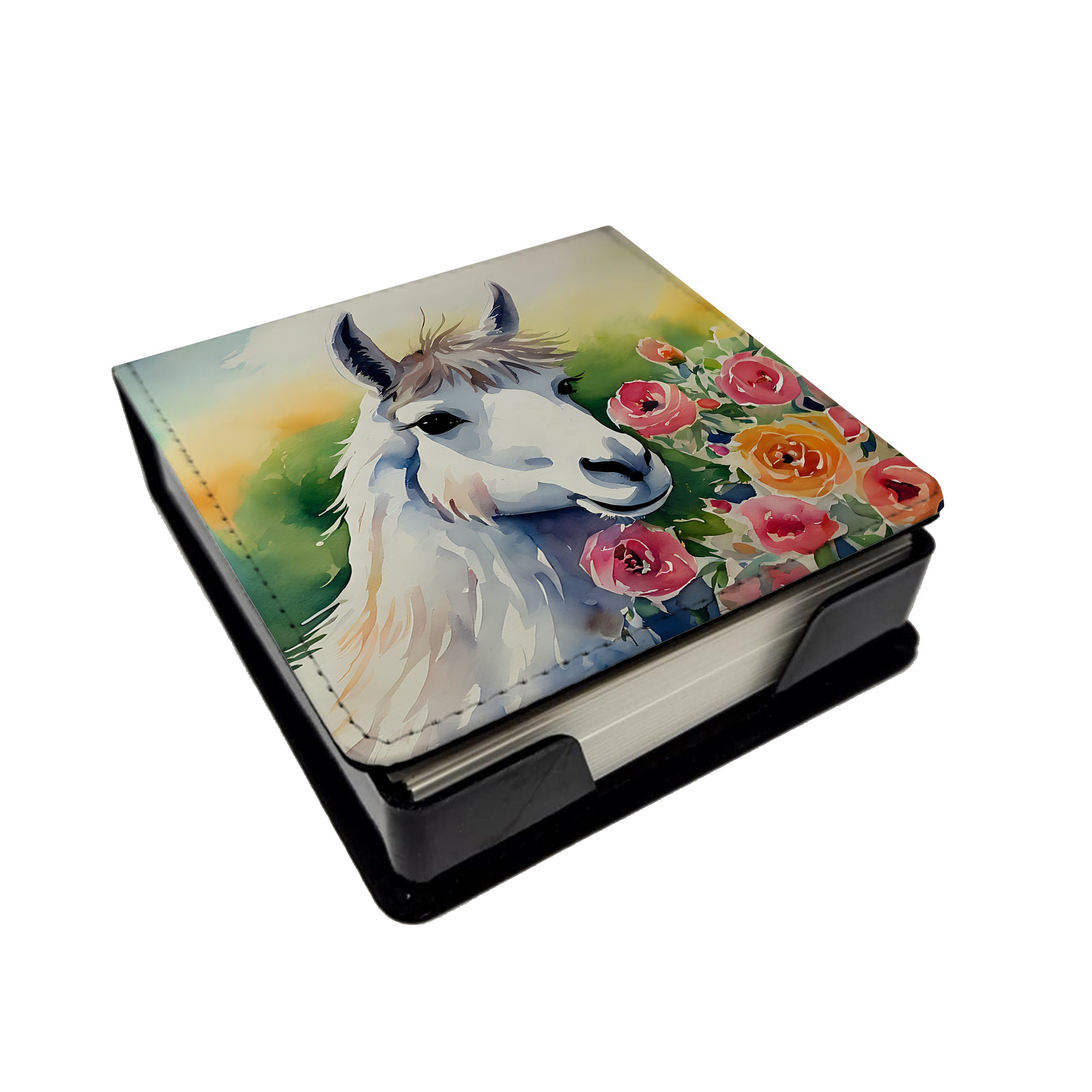 Buy this Llama PU Leather Note Paper Holder