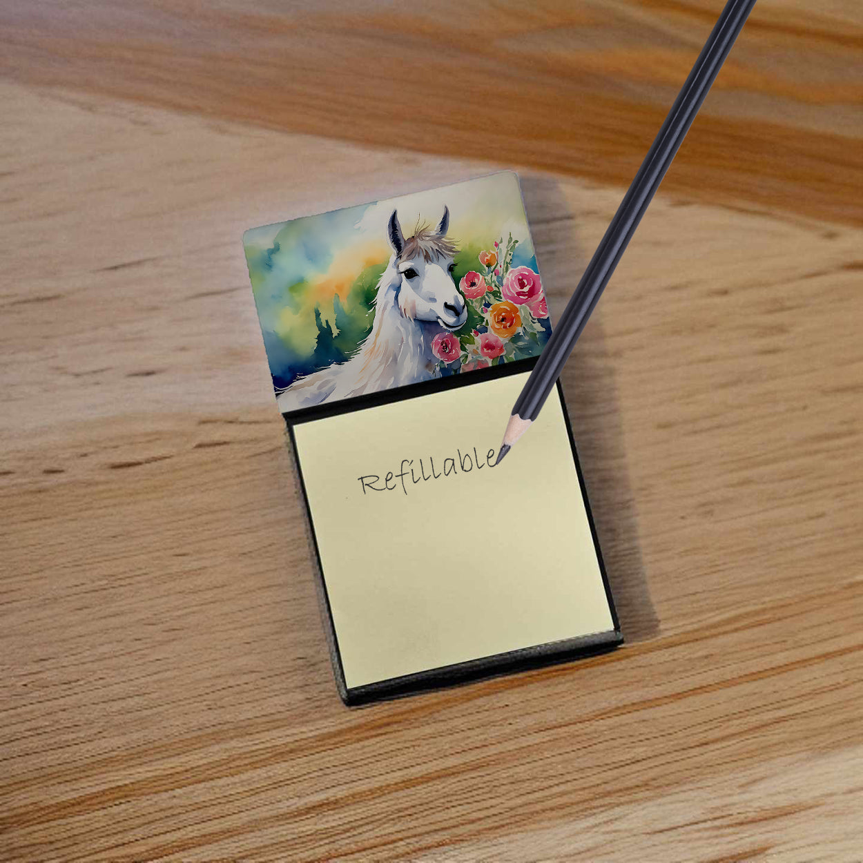 Llama Sticky Note Holder