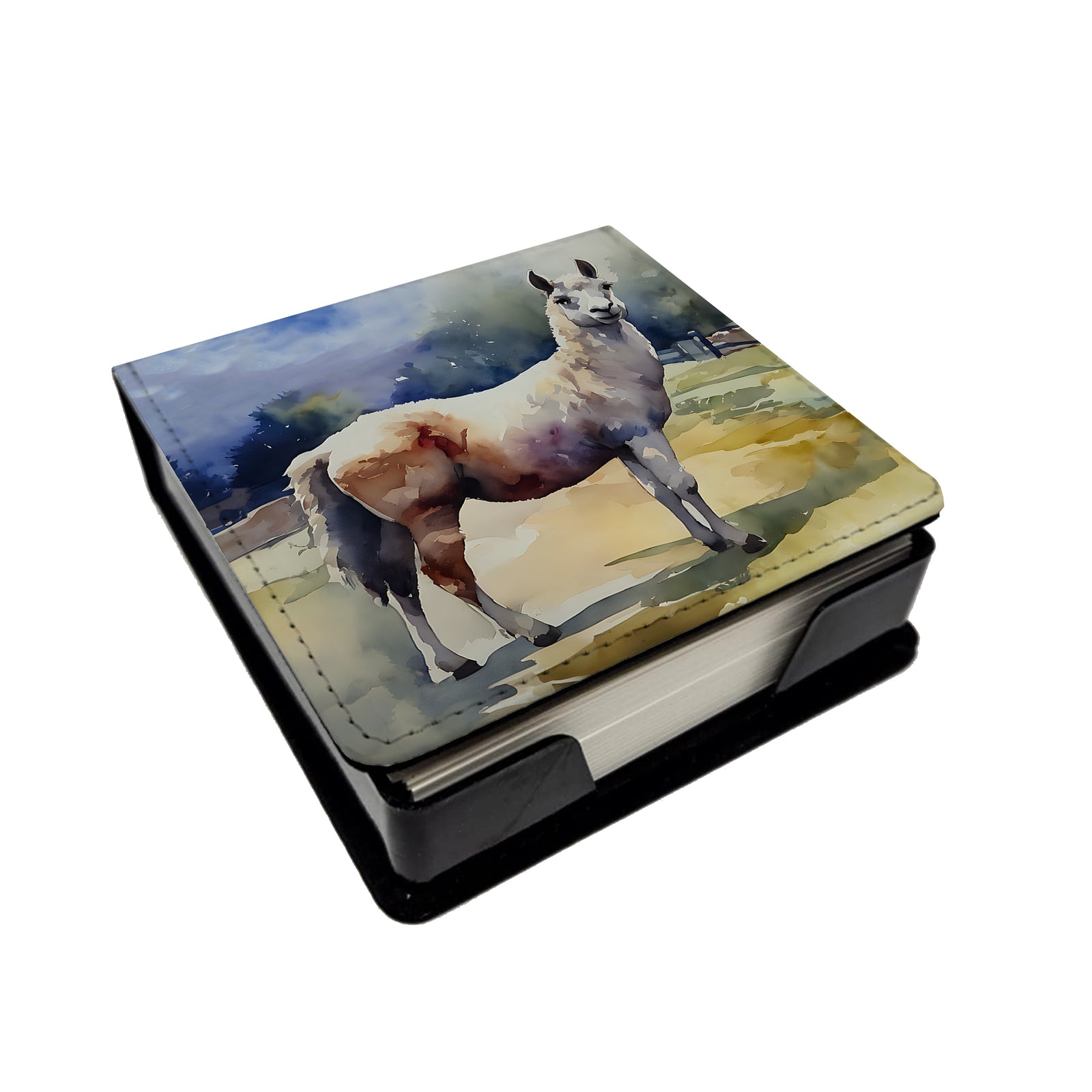 Buy this Llama PU Leather Note Paper Holder