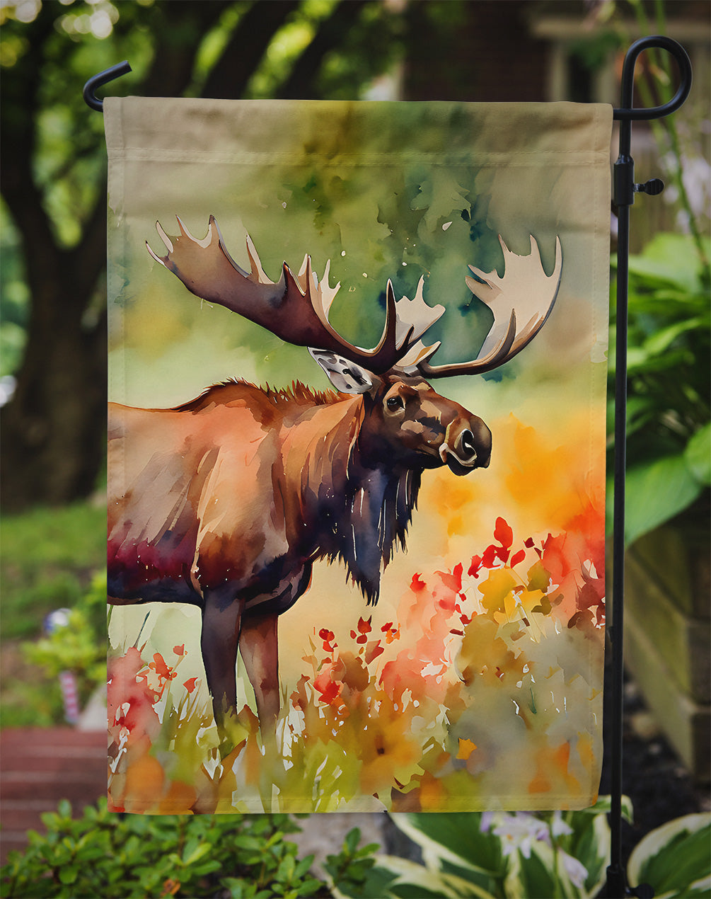 Moose Garden Flag