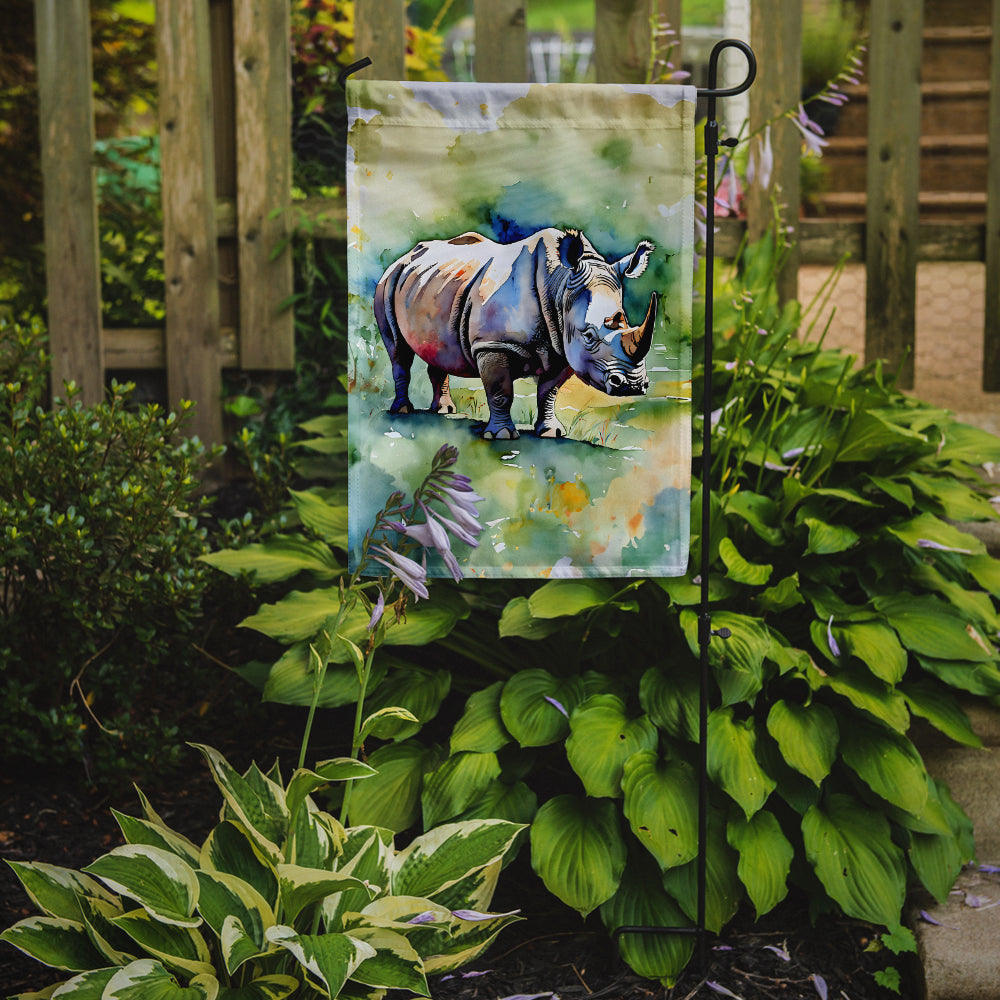 Buy this Rhinoceros Garden Flag