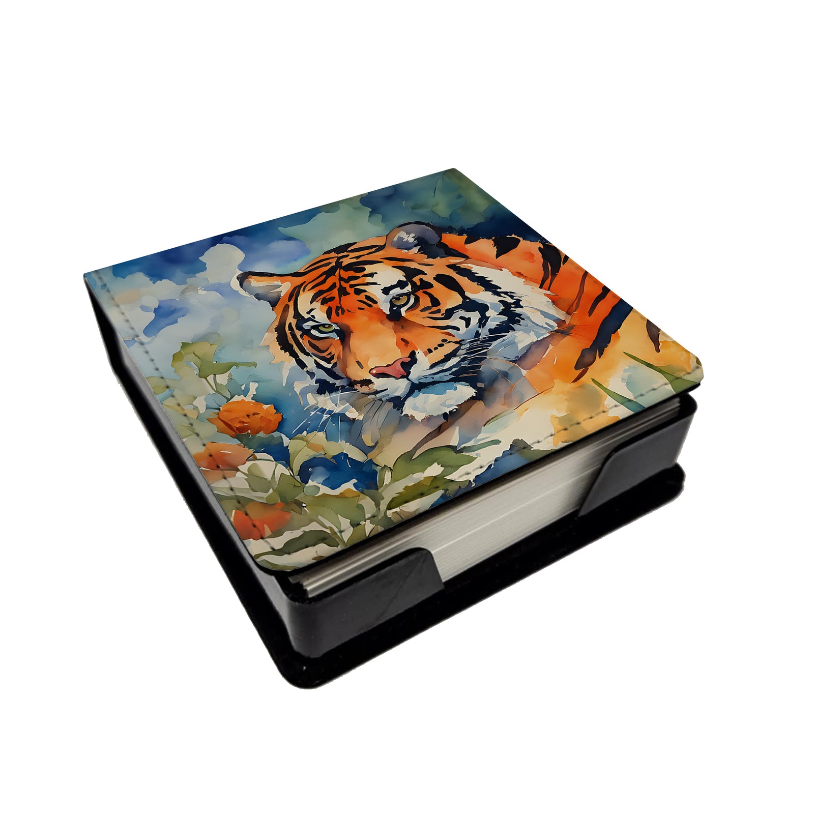 Buy this Tiger PU Leather Note Paper Holder