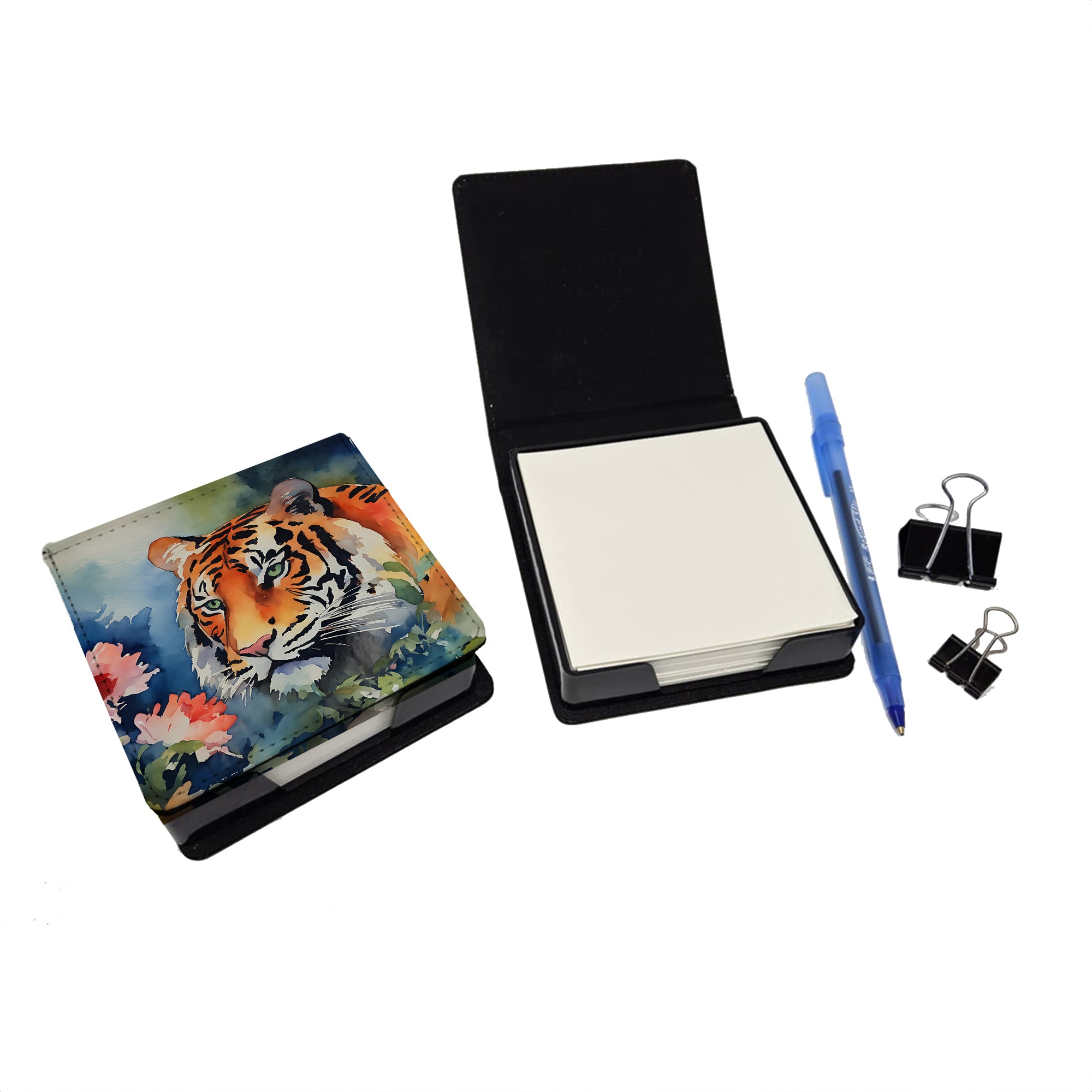 Buy this Tiger PU Leather Note Paper Holder