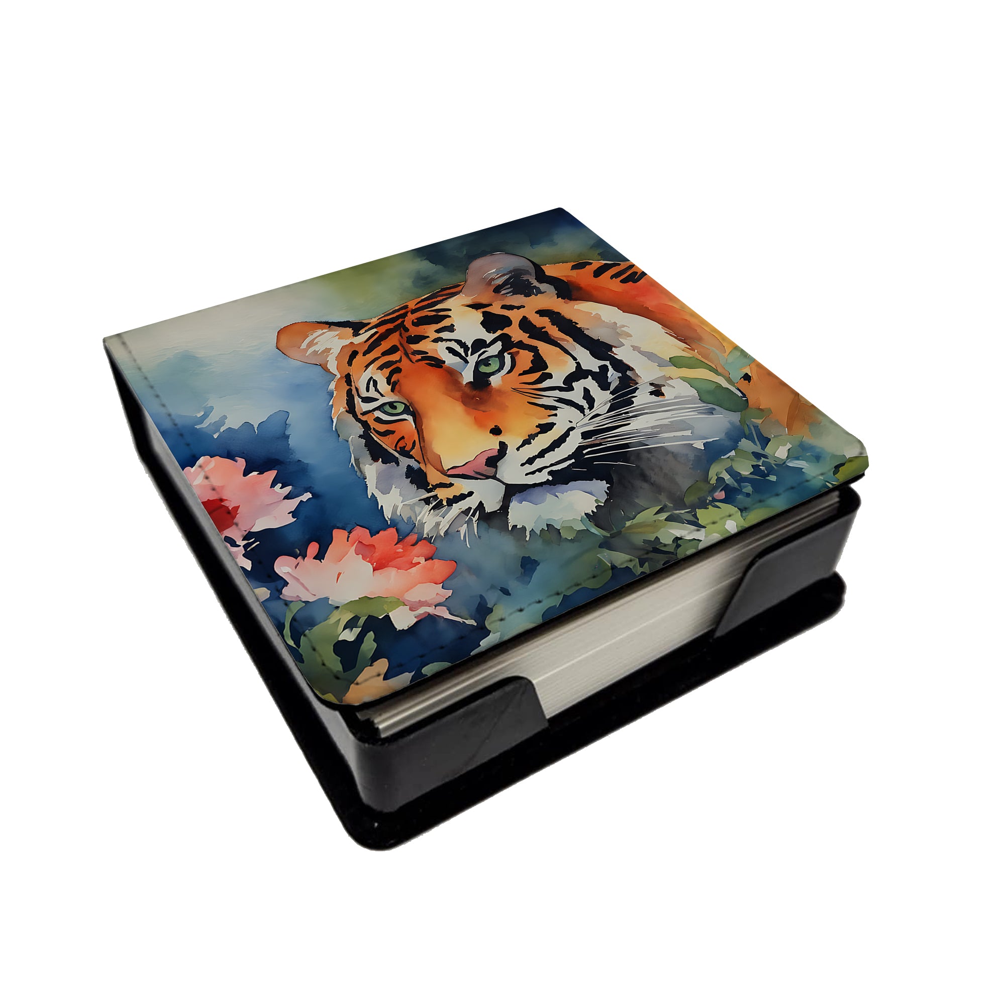 Buy this Tiger PU Leather Note Paper Holder