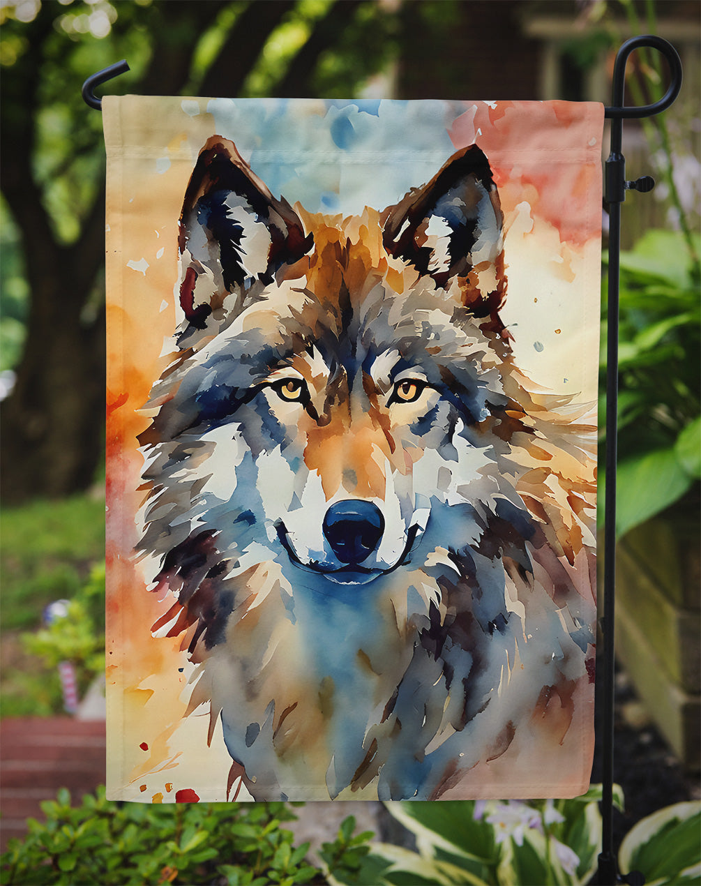 Wolves Wolf  Garden Flag