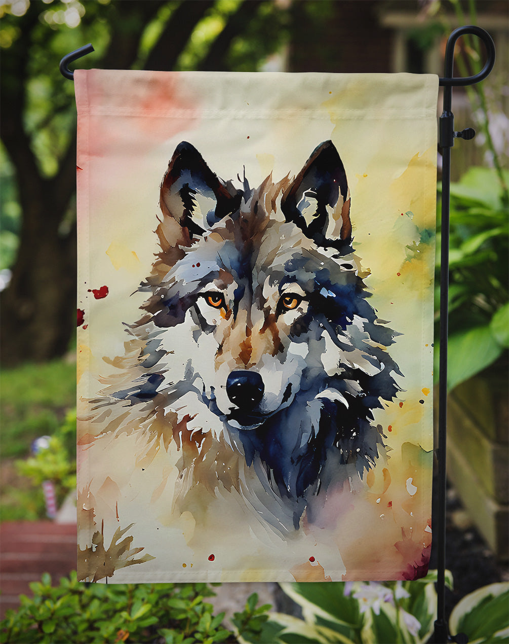 Wolves Wolf  Garden Flag