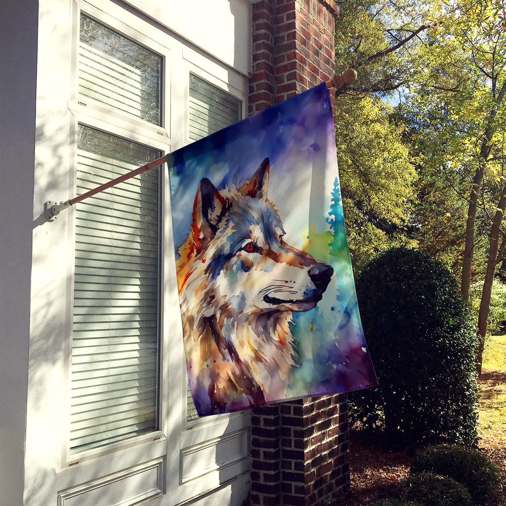 Buy this Wolves Wolf  House Flag