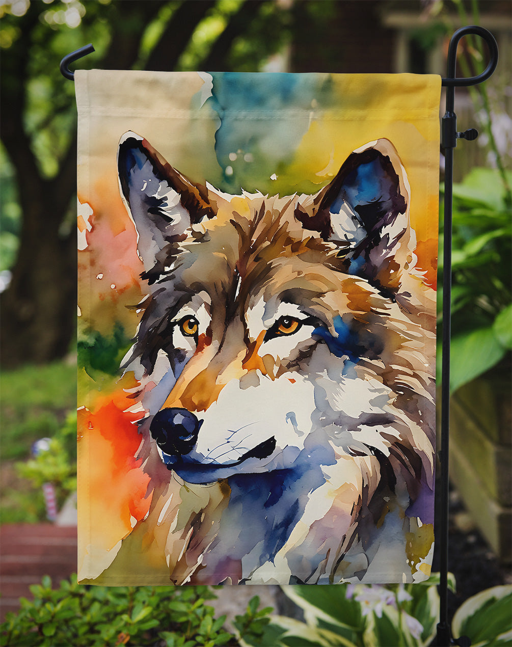 Wolves Wolf  Garden Flag