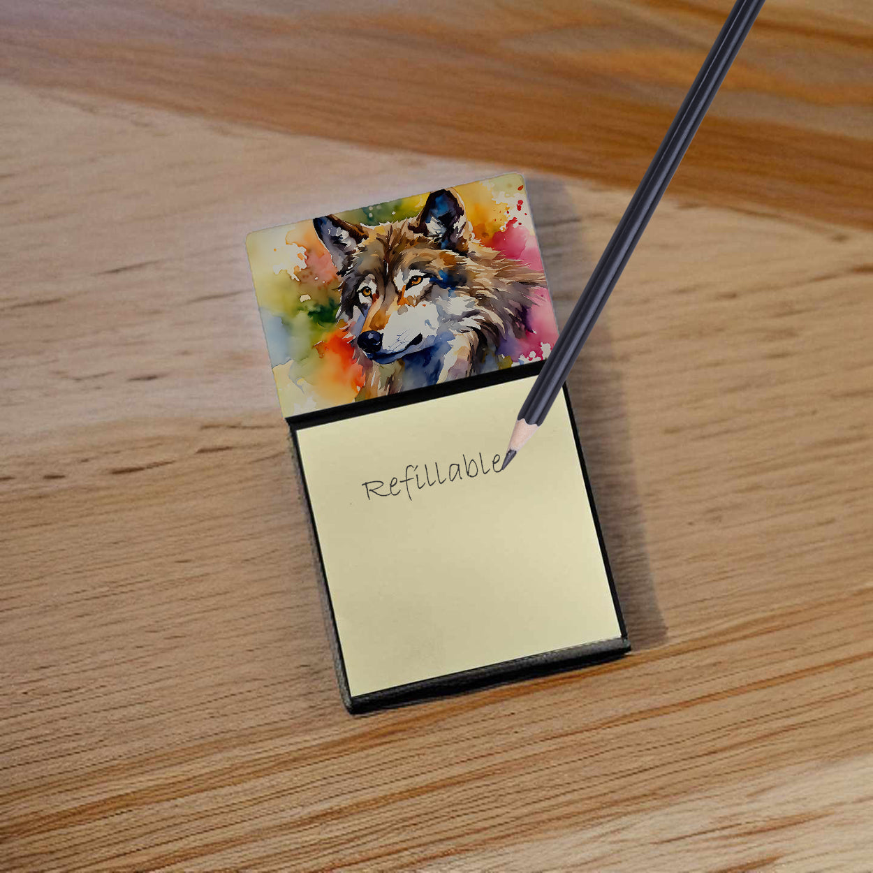 Buy this Wolves Wolf  Sticky Note Holder