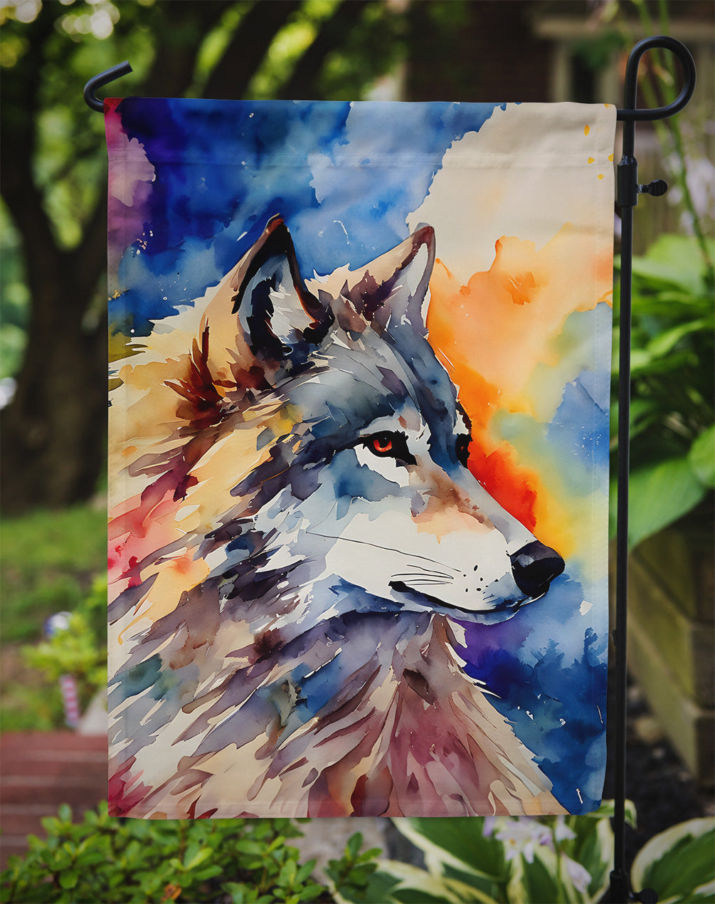 Wolves Wolf  Garden Flag