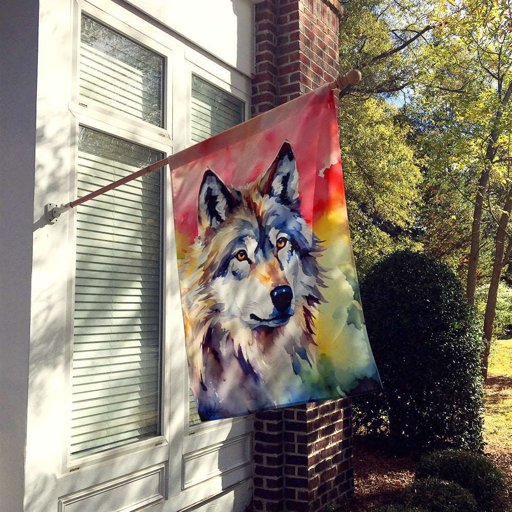 Buy this Wolves Wolf  House Flag