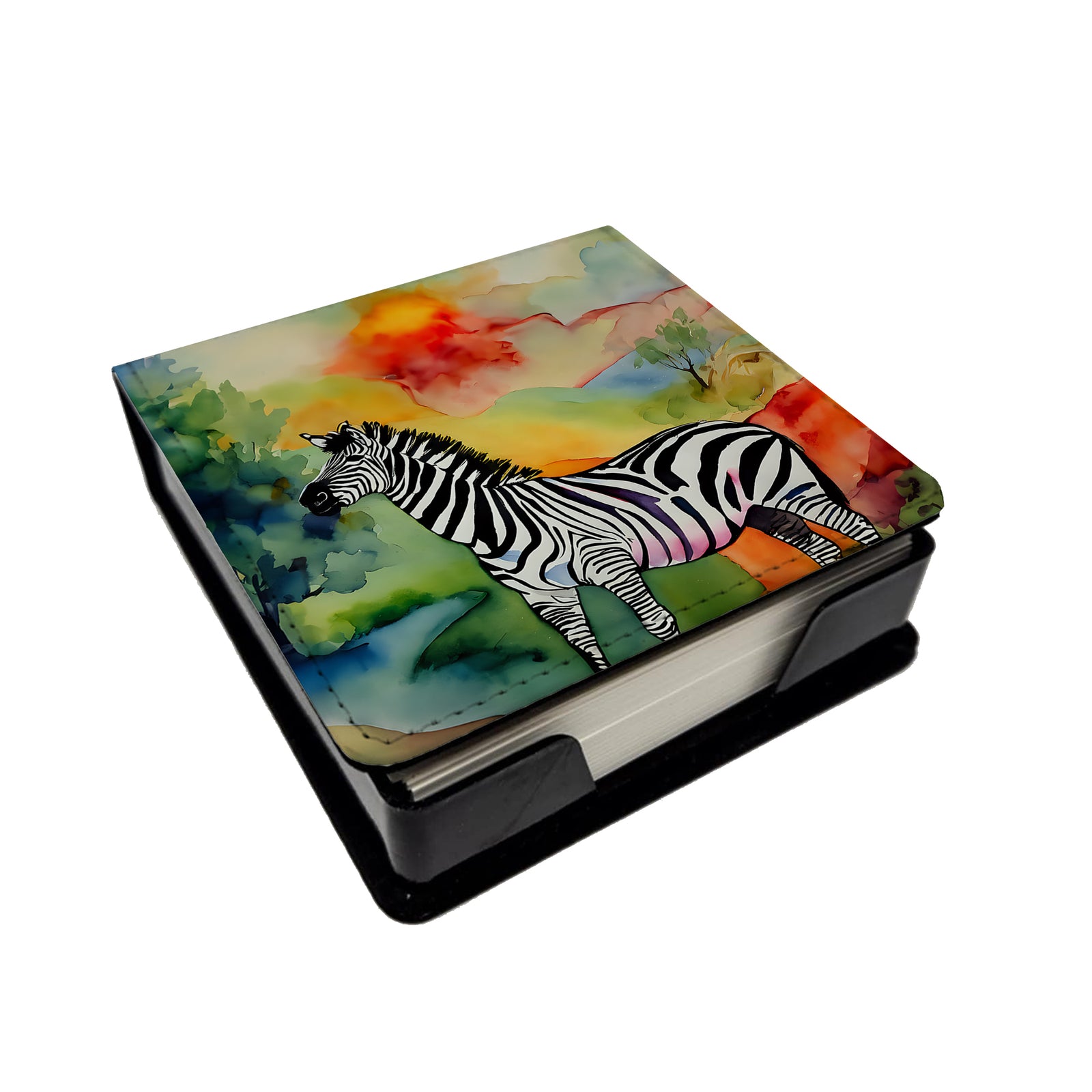 Buy this Zebra PU Leather Note Paper Holder