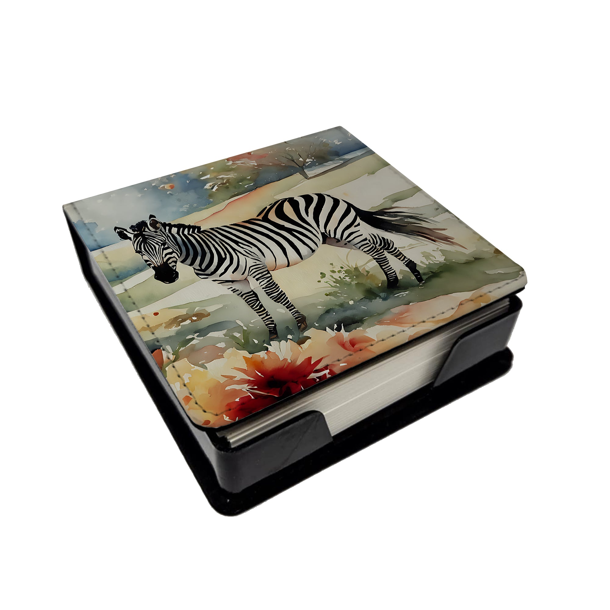 Buy this Zebra PU Leather Note Paper Holder