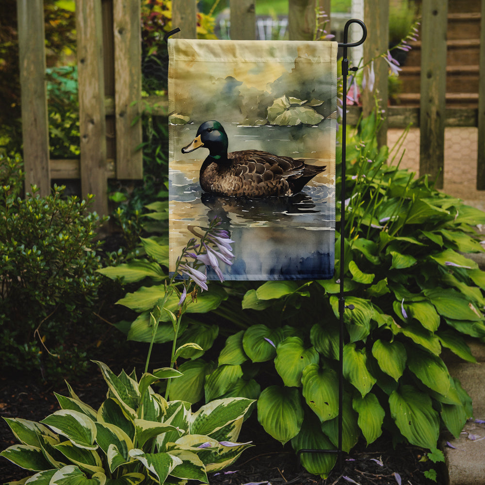 American Black Duck Garden Flag