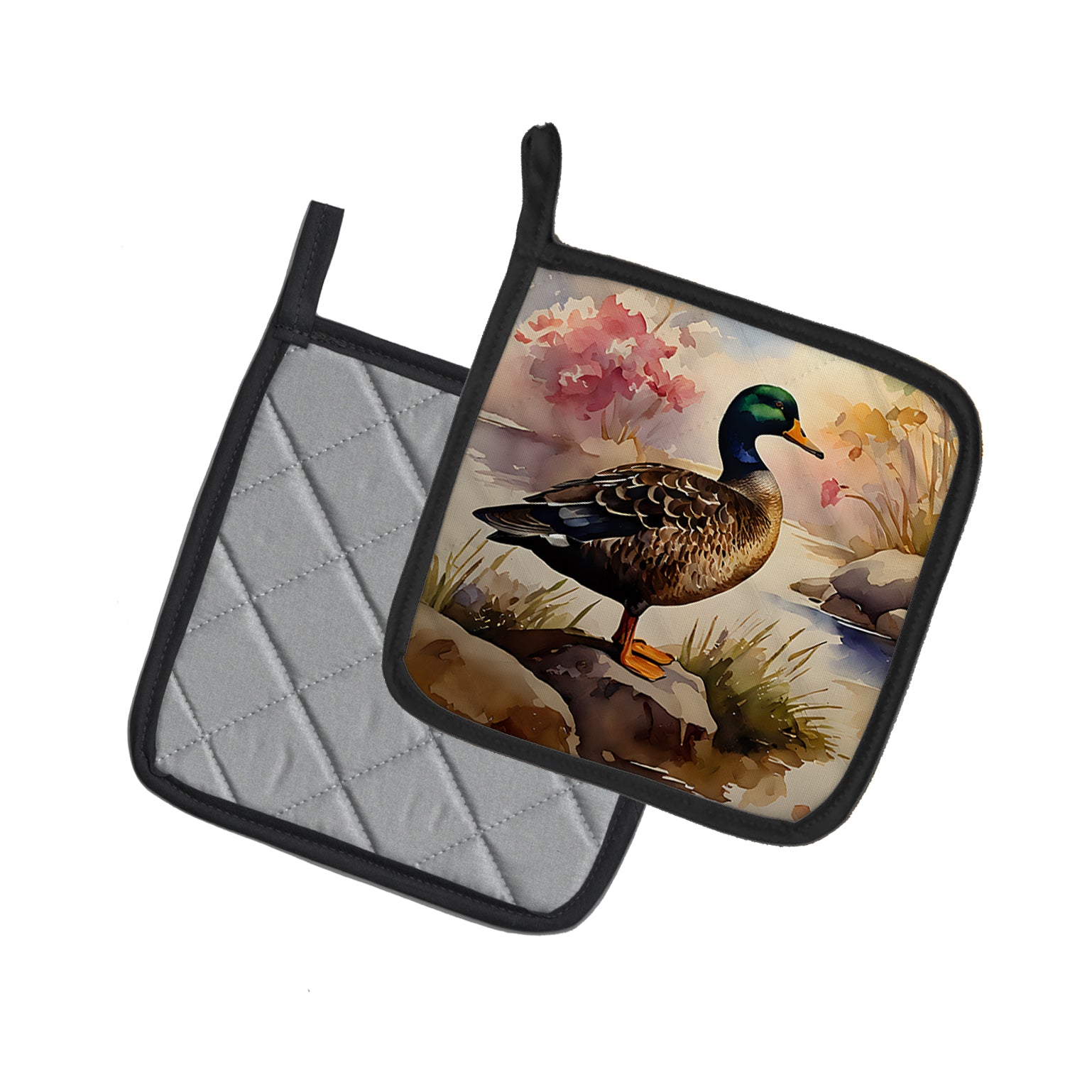 Buy this American Black Duck Pair of Pot Holders