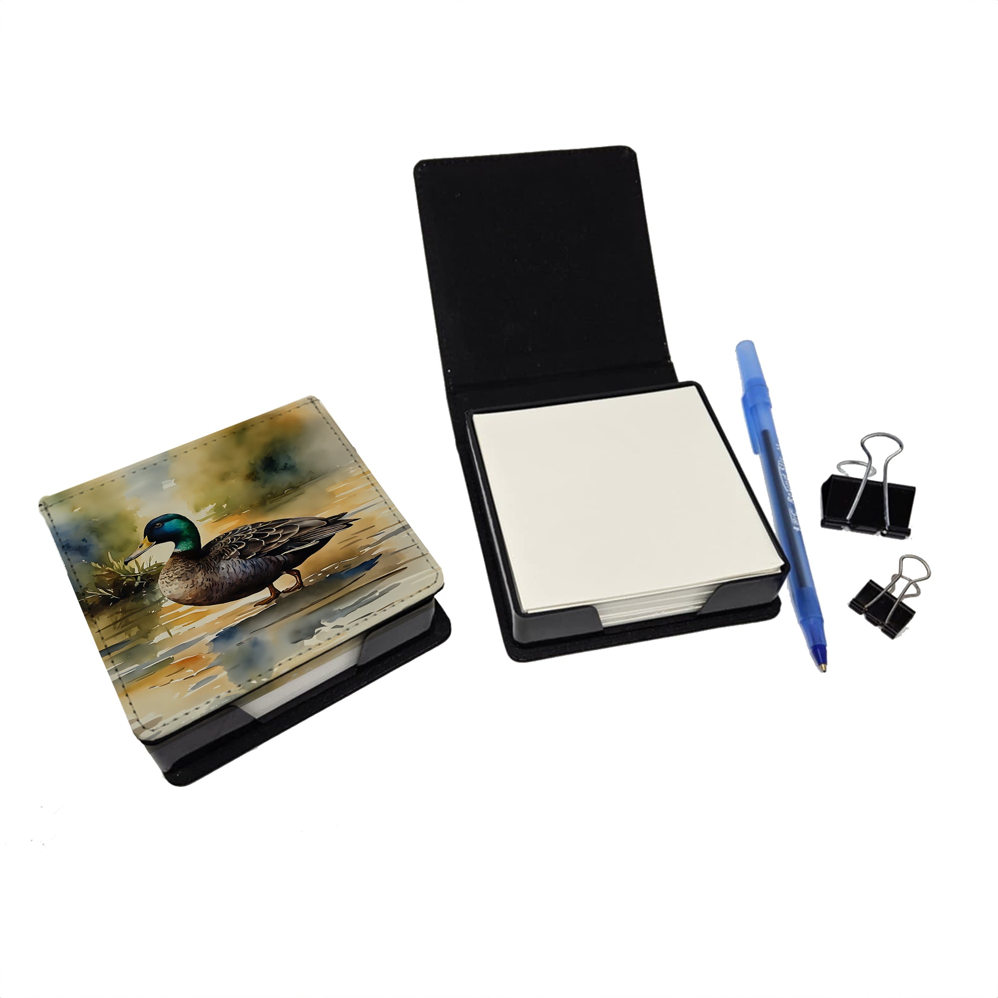 Buy this American Black Duck PU Leather Note Paper Holder