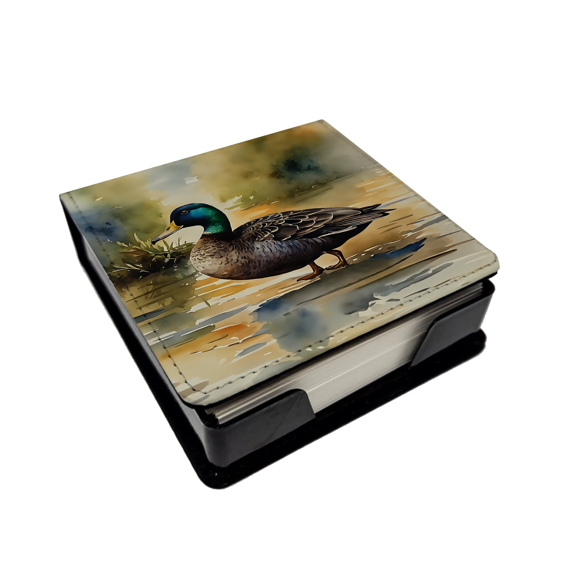 Buy this American Black Duck PU Leather Note Paper Holder