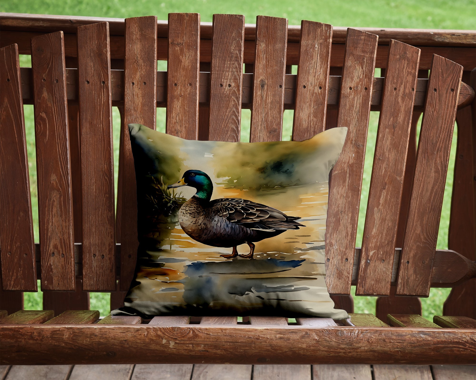 Buy this American Black Duck Throw Pillow