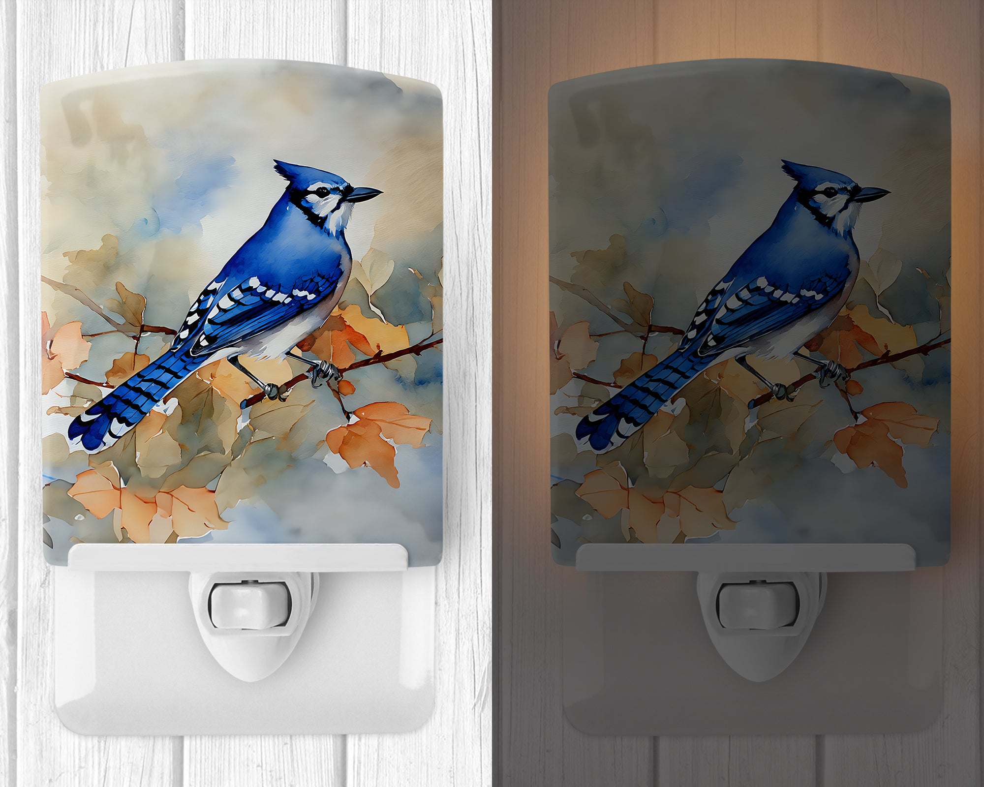 Buy this Blue Jay Ceramic Night Light