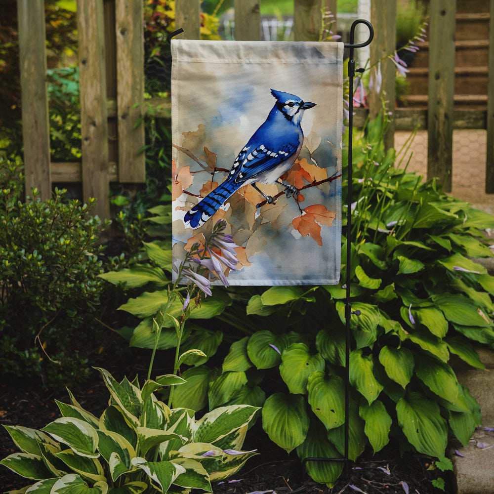 Blue Jay Garden Flag