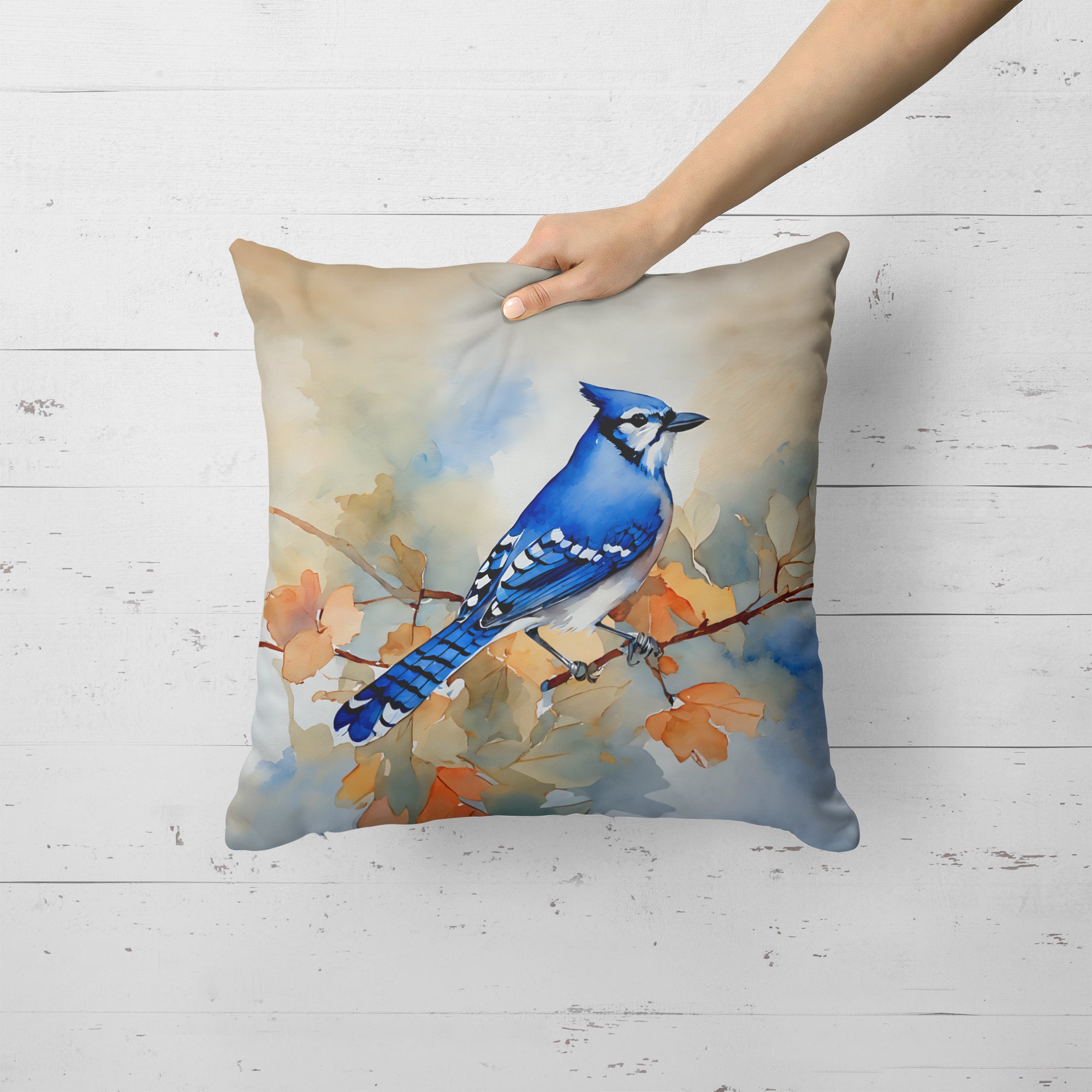 Buy this Blue Jay Throw Pillow