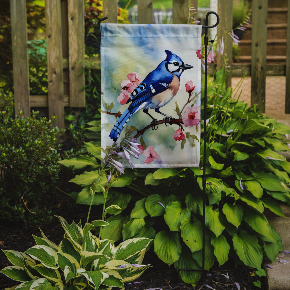 Blue Jay Garden Flag