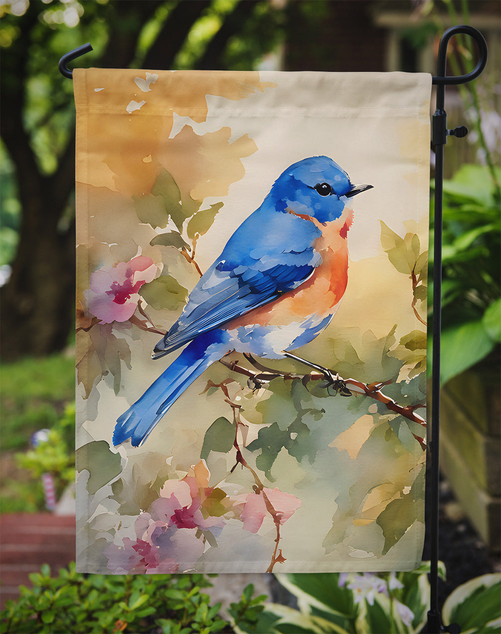 Bluebird Garden Flag