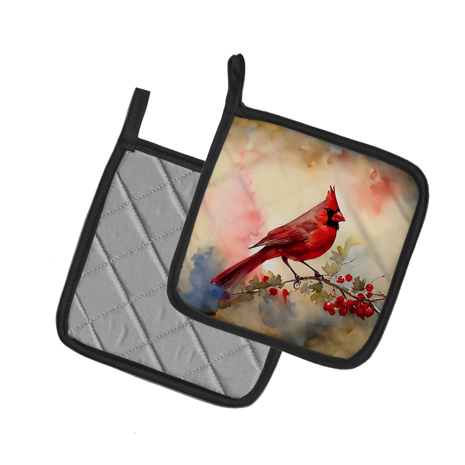 Buy this Cardinal Pair of Pot Holders