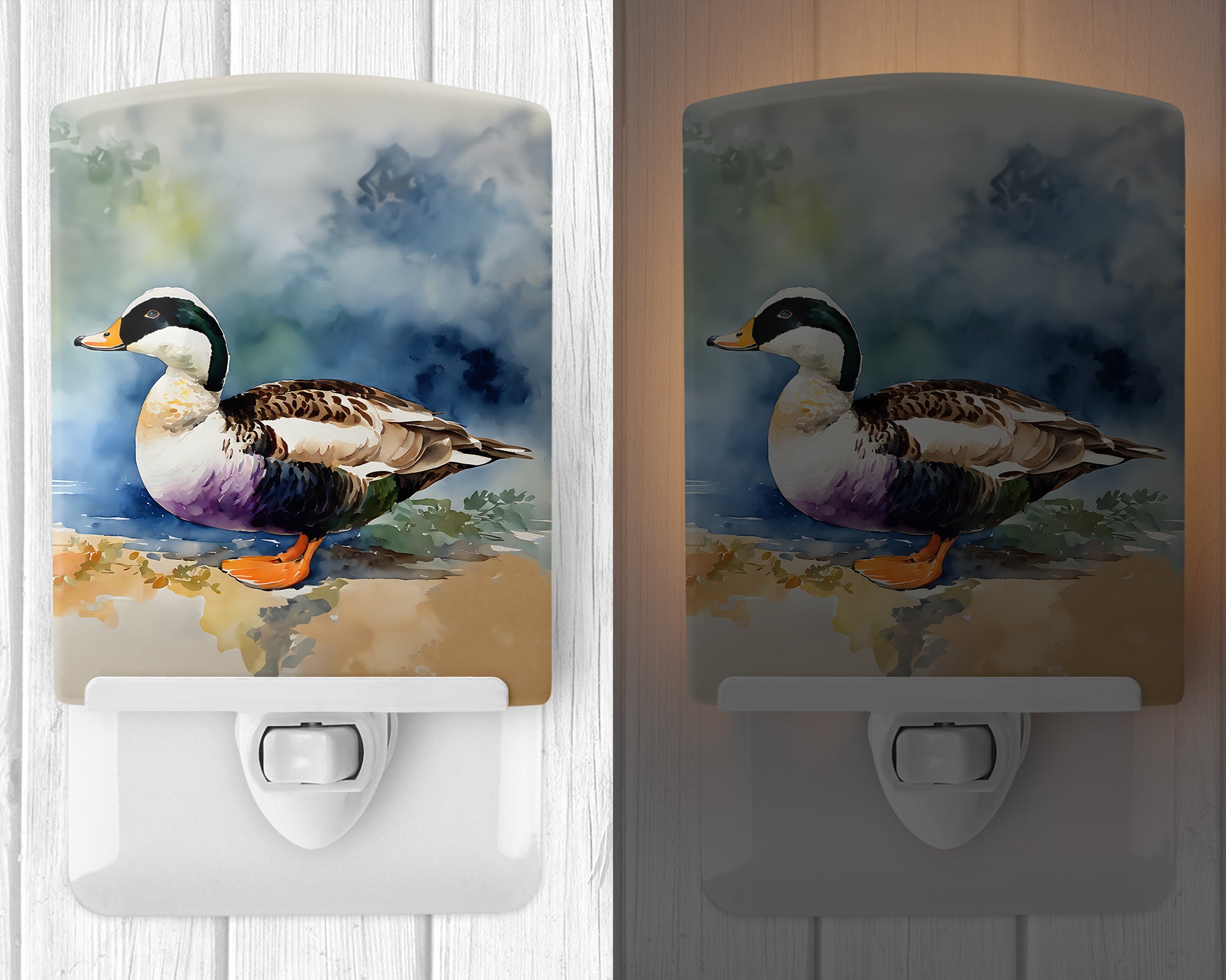 Buy this Common Eider Duck Ceramic Night Light