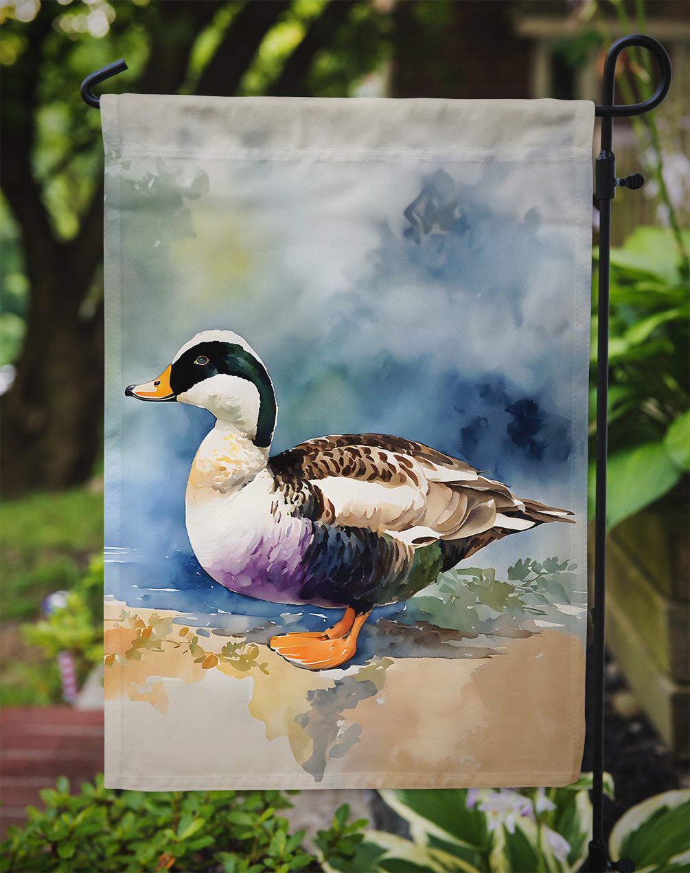 Common Eider Duck Garden Flag