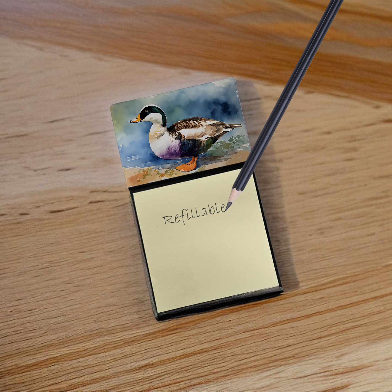 Common Eider Duck Sticky Note Holder