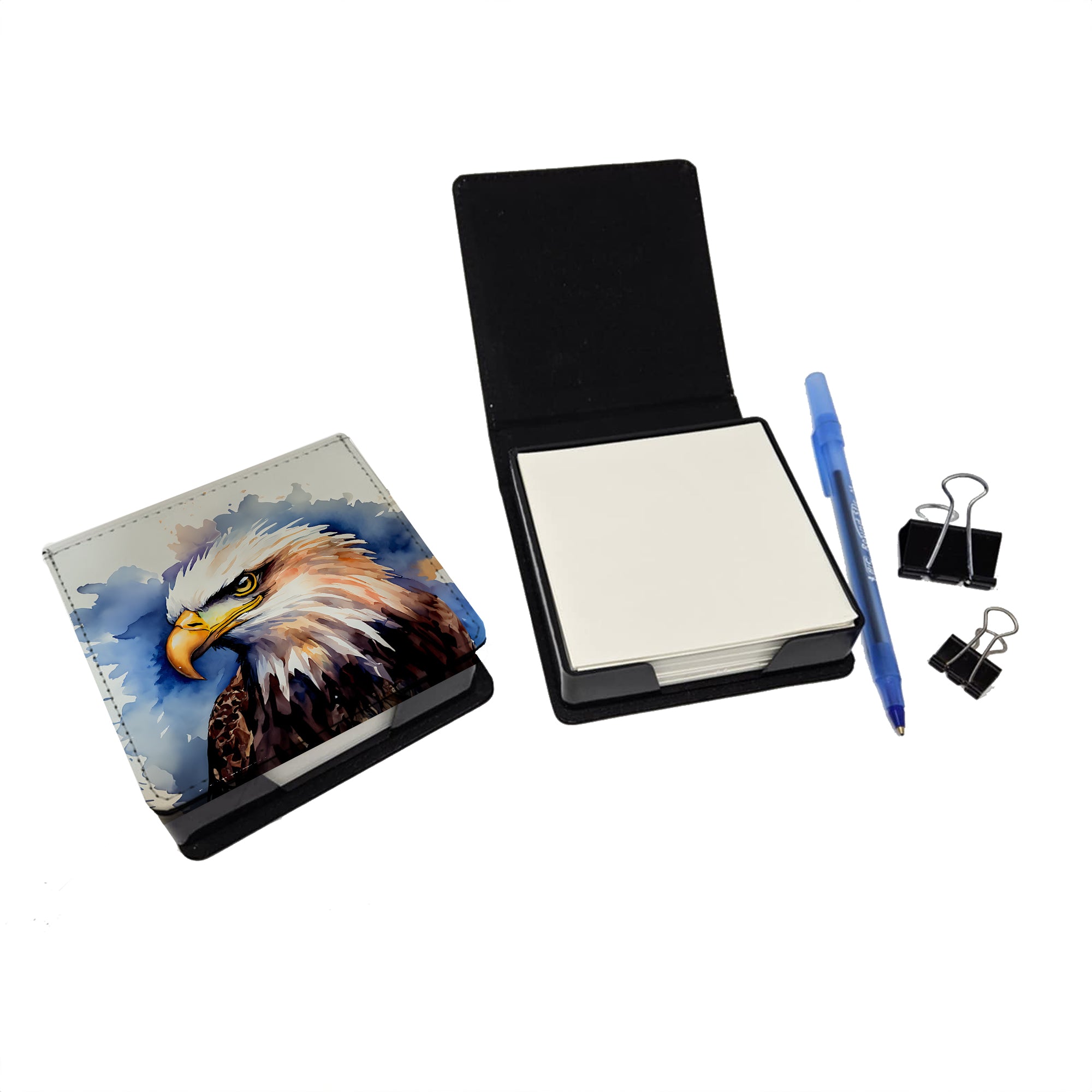 Buy this Eagle PU Leather Note Paper Holder