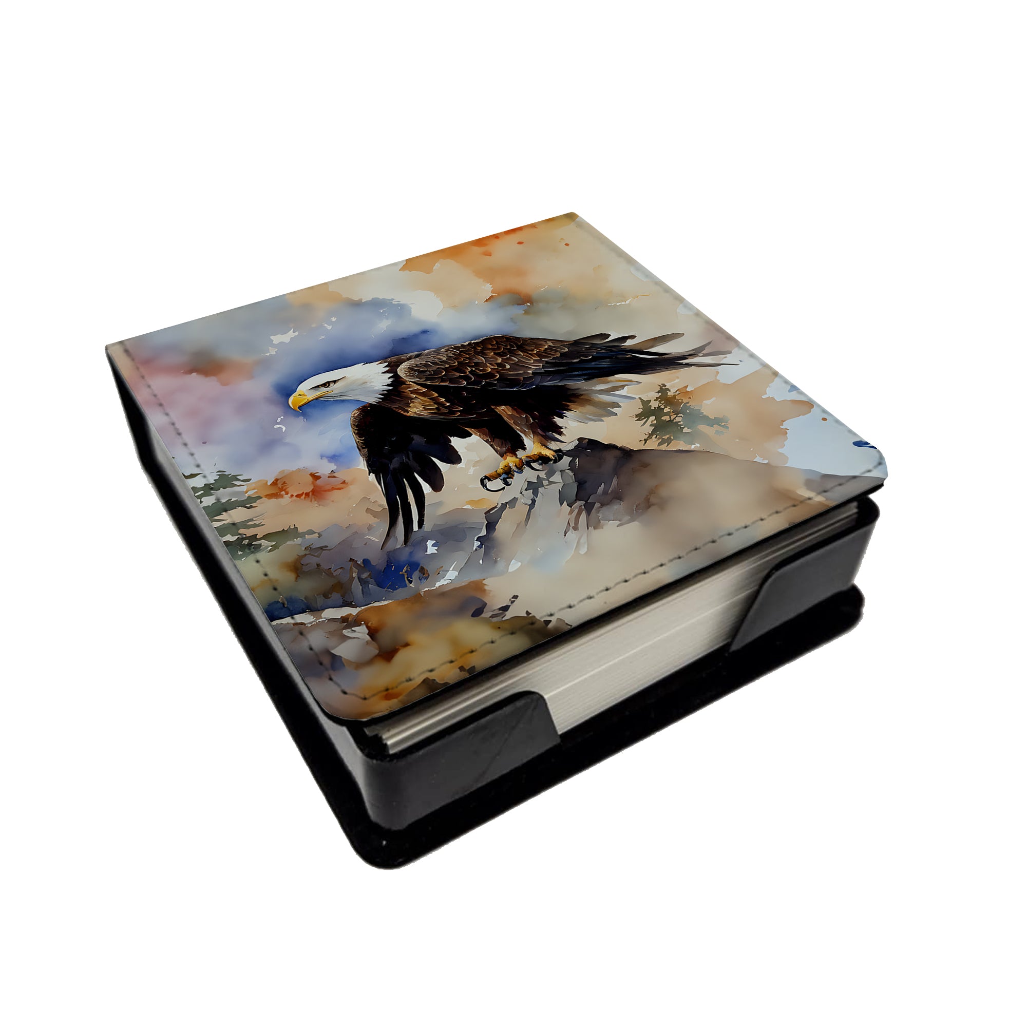 Buy this Eagle PU Leather Note Paper Holder