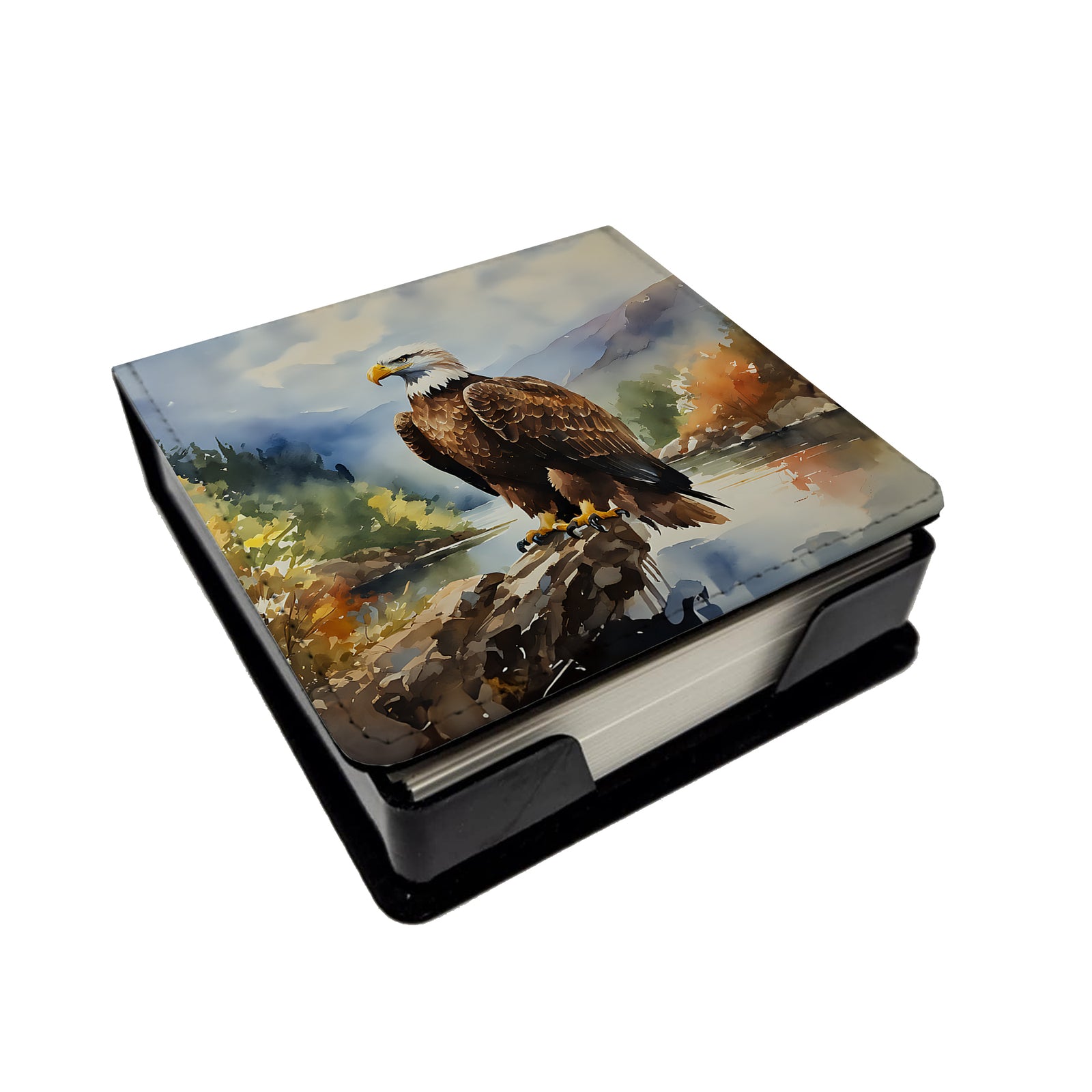 Buy this Eagle PU Leather Note Paper Holder