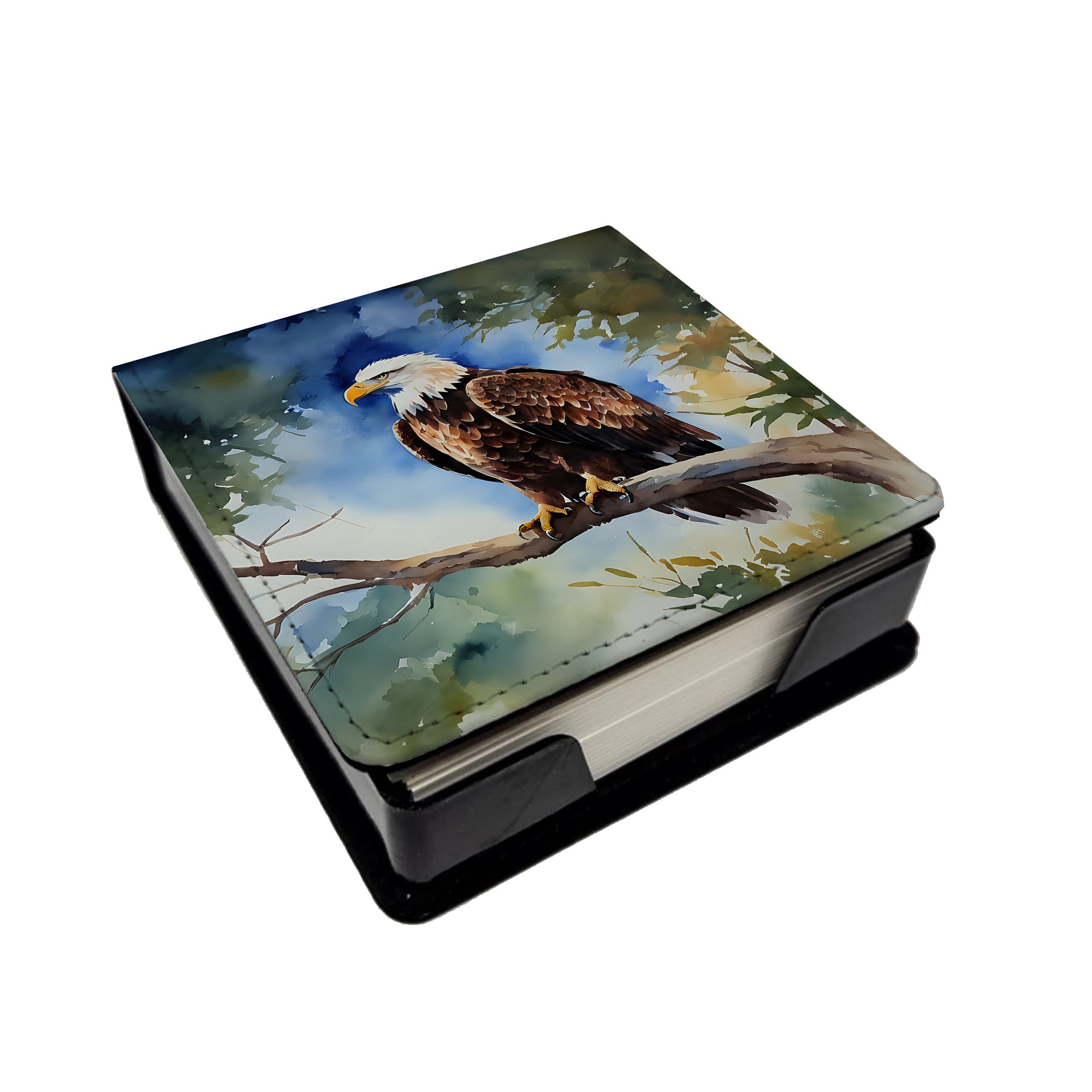 Buy this Eagle PU Leather Note Paper Holder