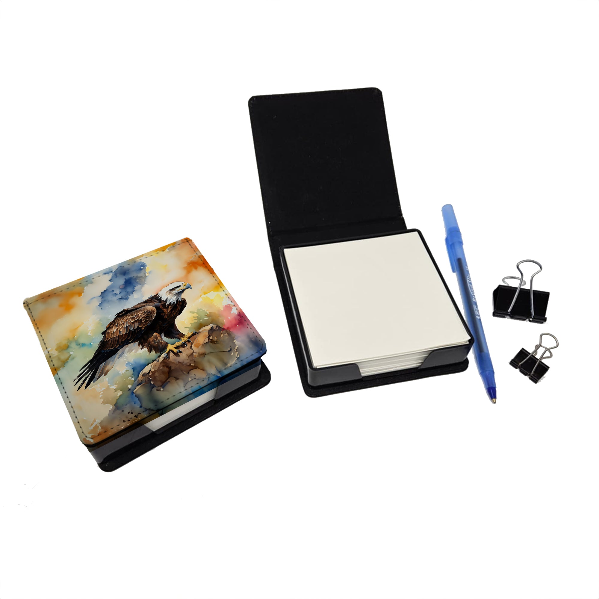 Buy this Eagle PU Leather Note Paper Holder