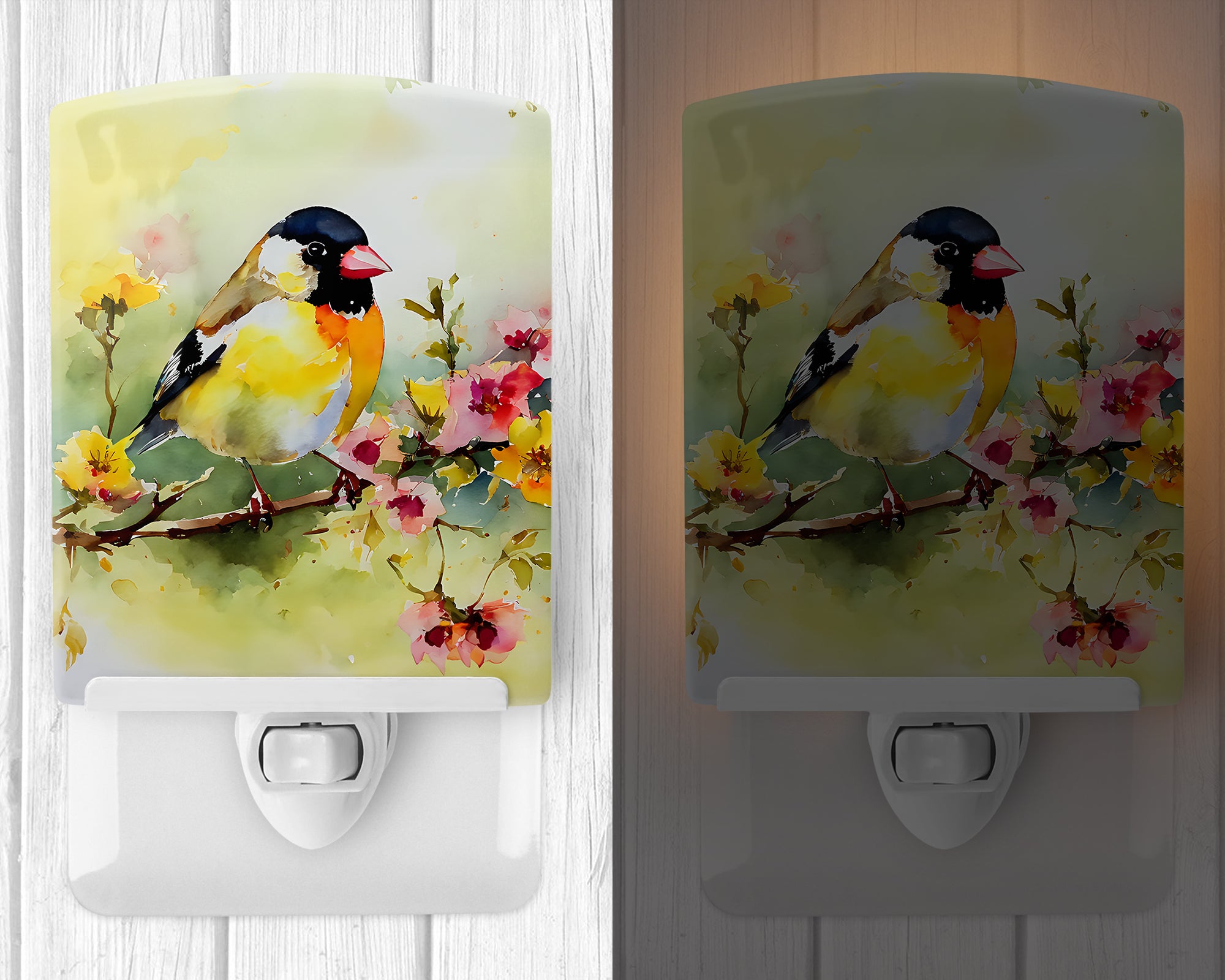 Buy this Goldfinch Ceramic Night Light