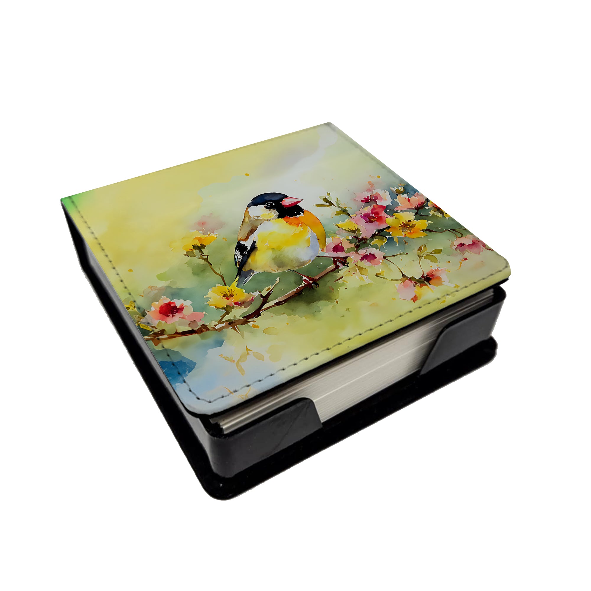 Buy this Goldfinch PU Leather Note Paper Holder