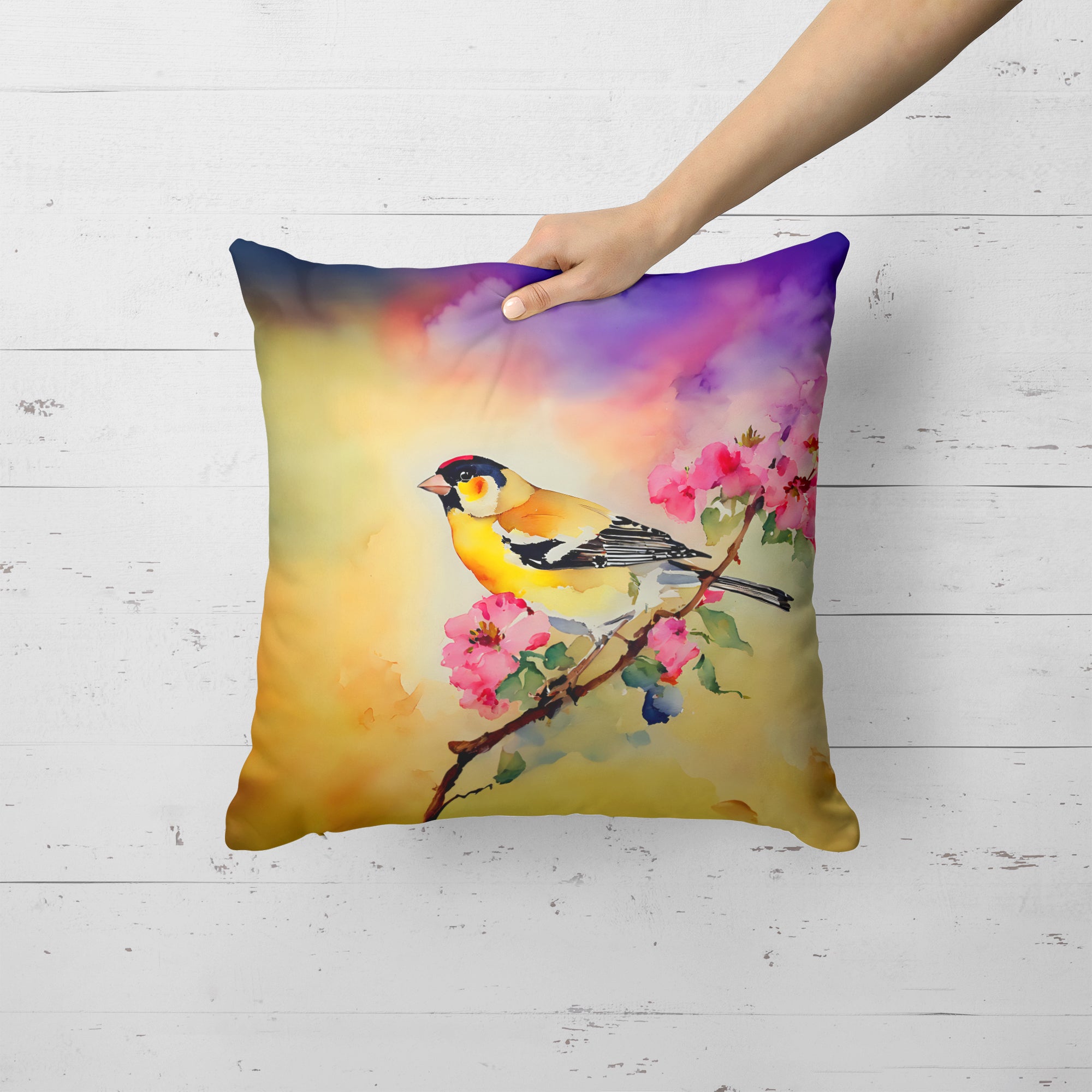 Buy this Goldfinch Throw Pillow