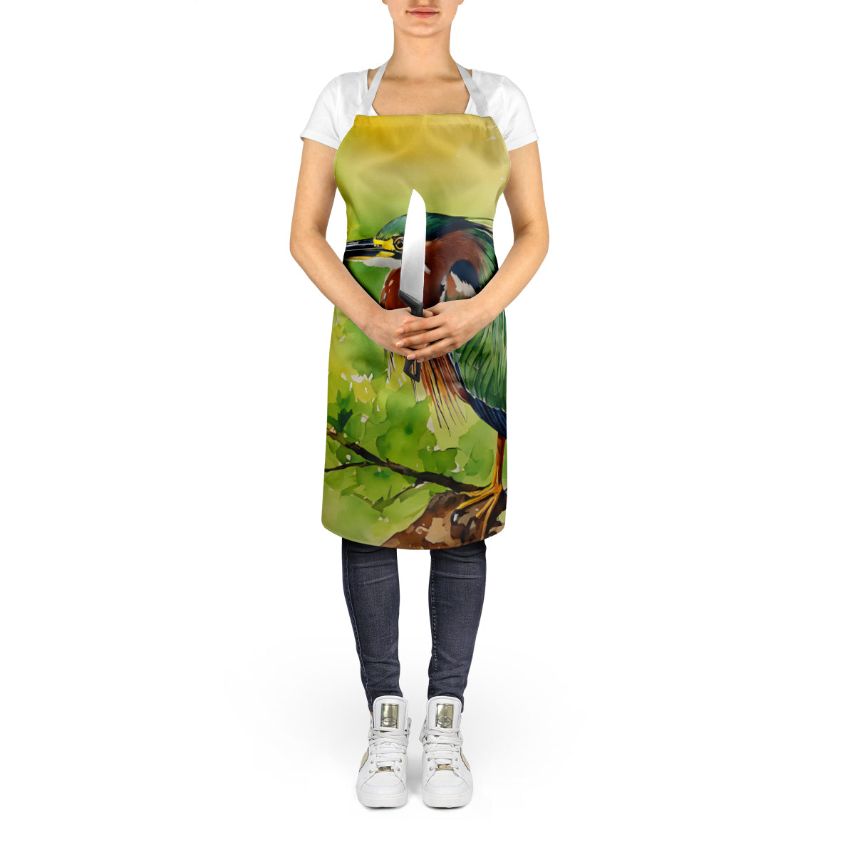 Green Heron Apron