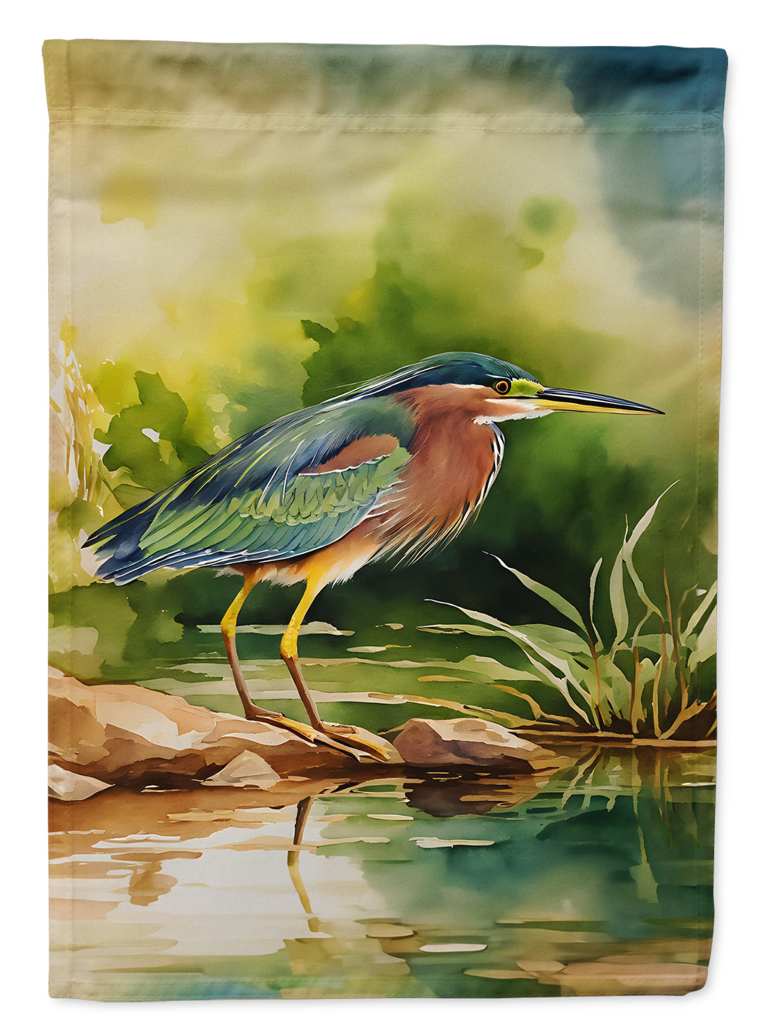 Buy this Green Heron House Flag