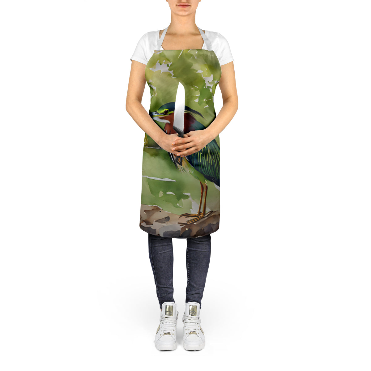 Green Heron Apron